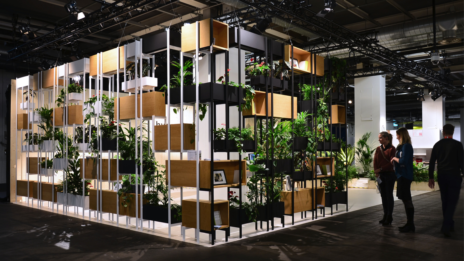 HP greenshelfsystem Messeauftritt