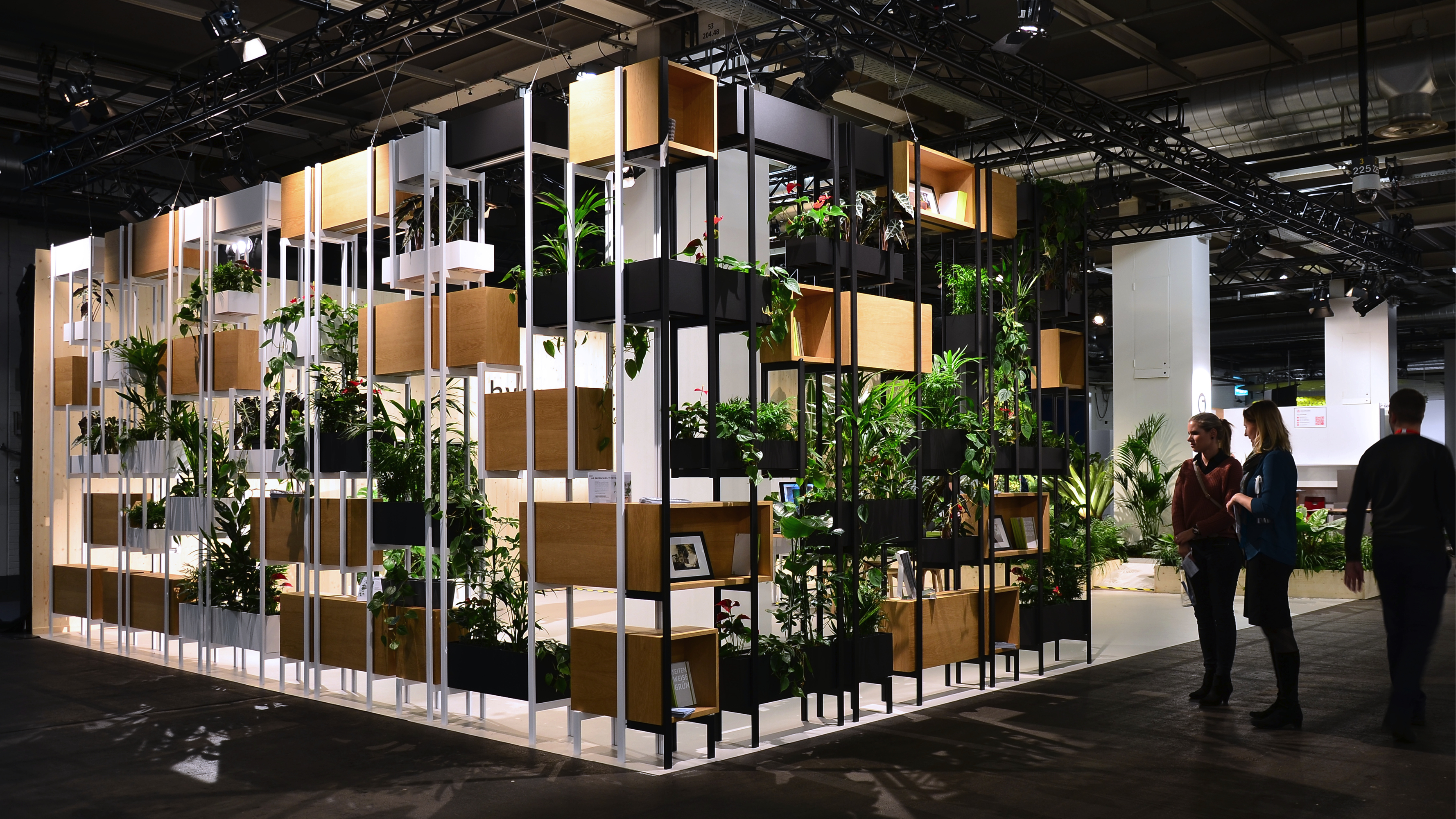 HP greenshelfsystem Messeauftritt