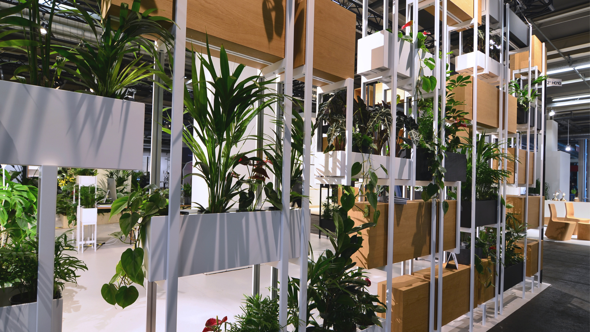 HP greenshelfsystem Messeauftritt