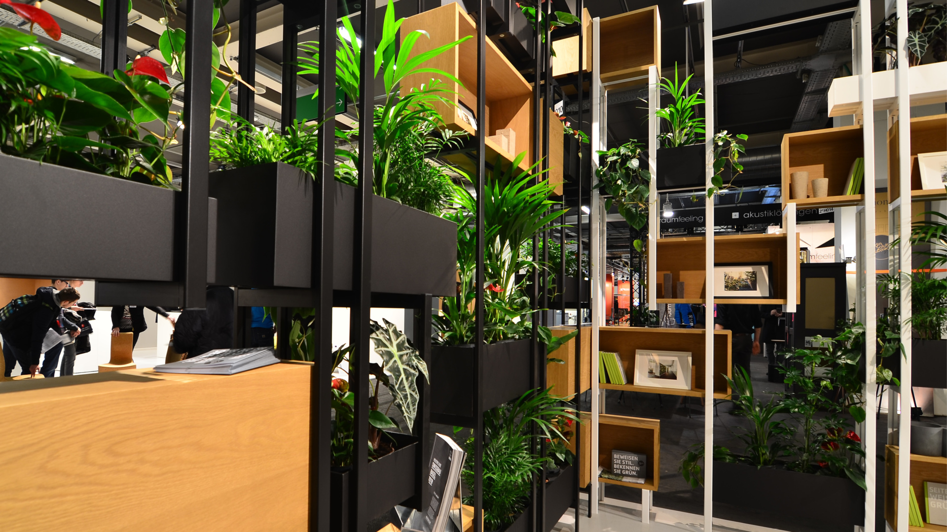 HP greenshelfsystem Messeauftritt