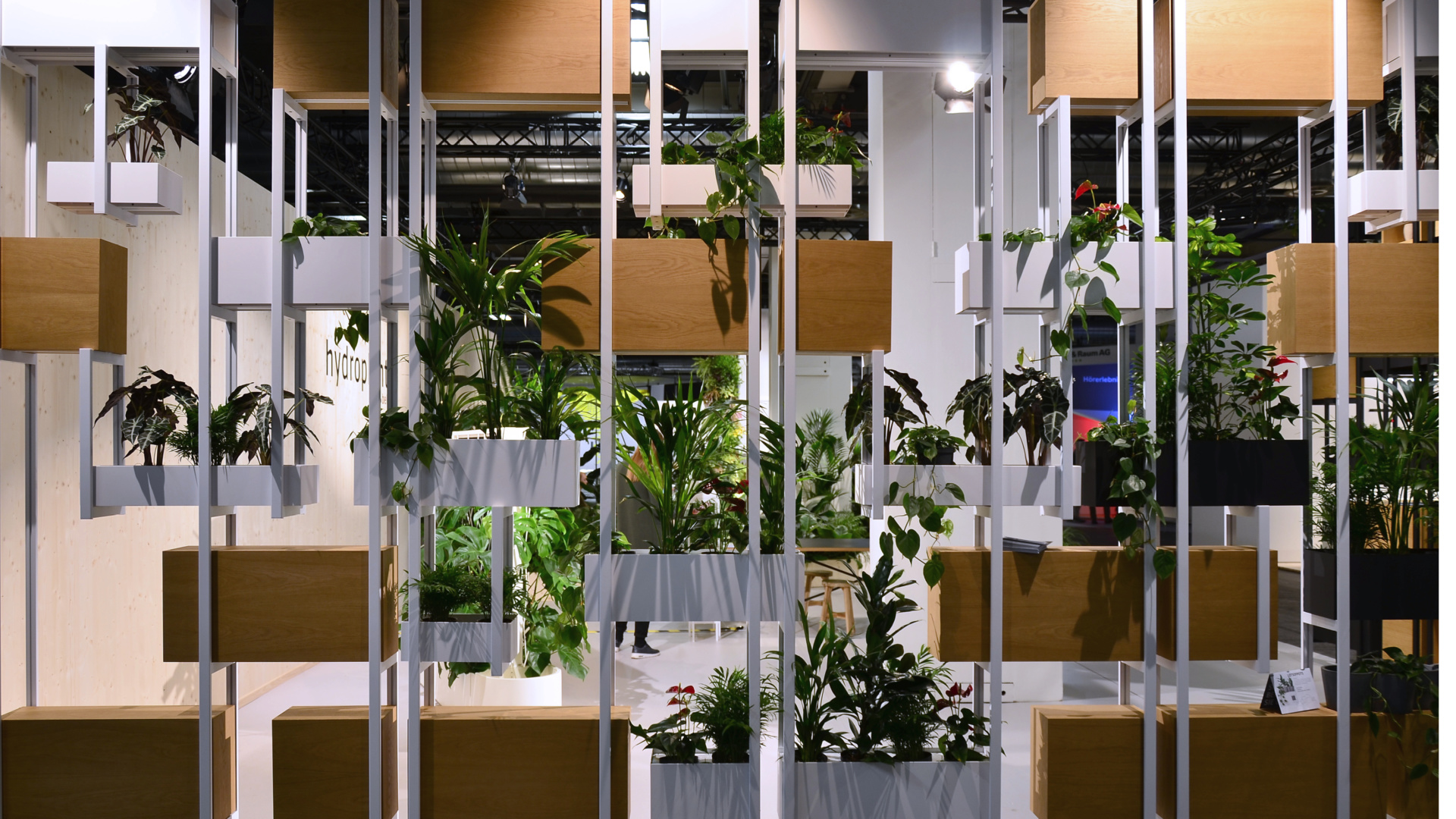 HP greenshelfsystem Messeauftritt